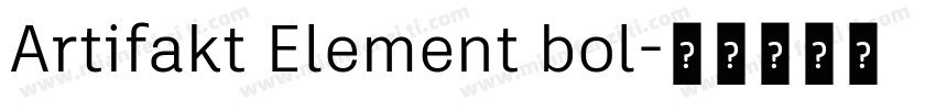 Artifakt Element bol字体转换